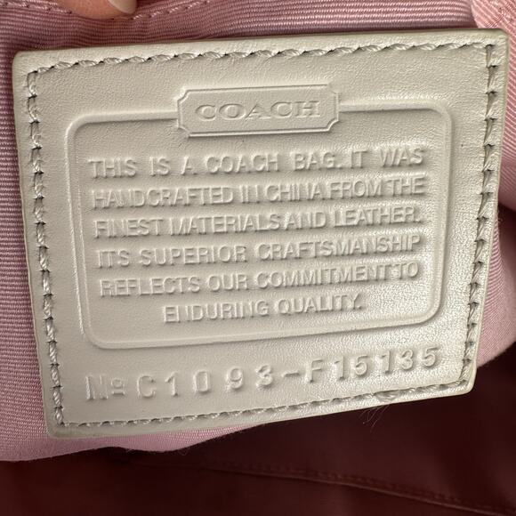 Coach Signature Chelsea Lea Medium Shoulder Tote Bag C1093-F15135 - Picture 13 of 16